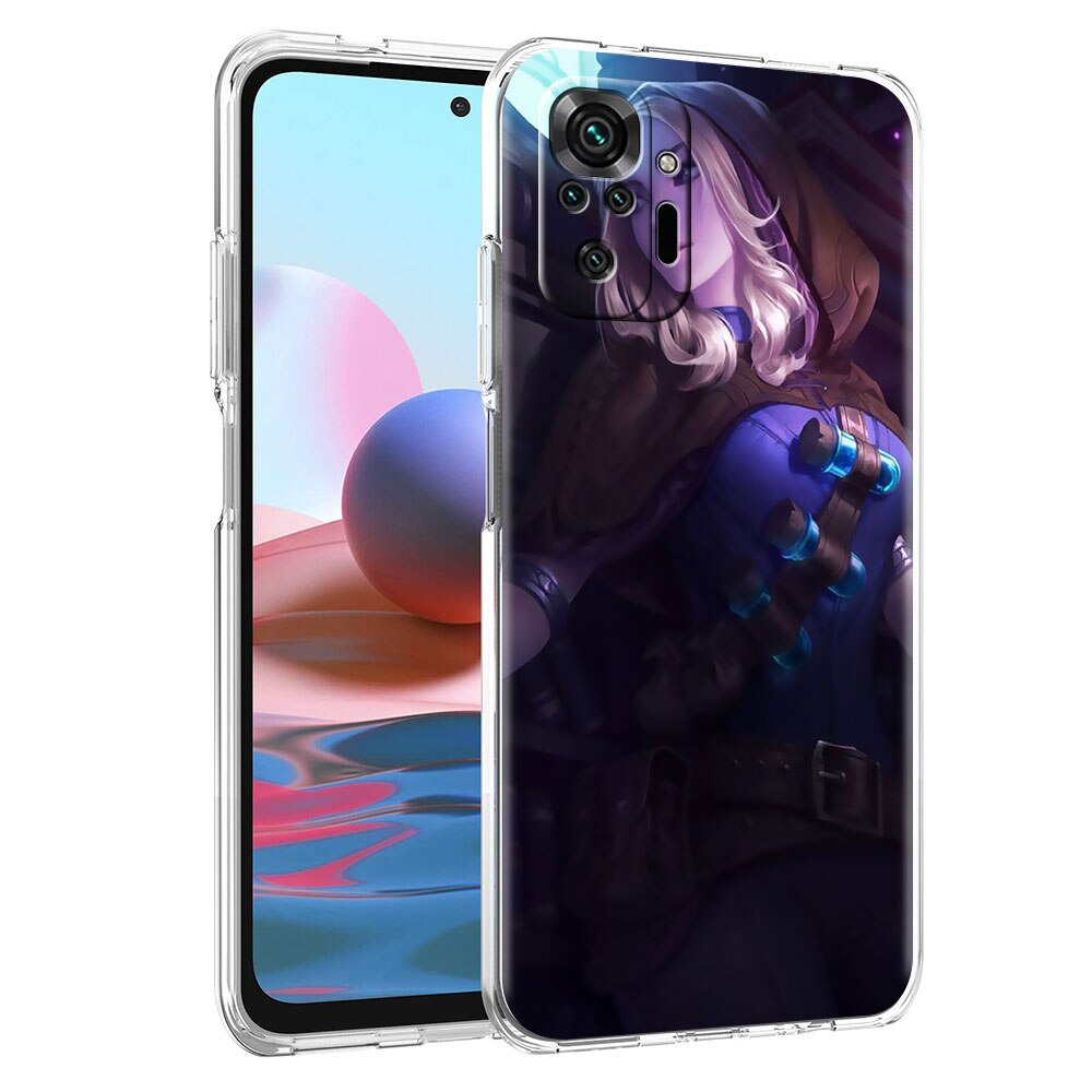 Collection 2 Transparent Soft Phone Case for Xiaomi Redmi Note 10 5G 10 Pro 9s 4G 9 7 8 8T 9T 10S Mobile Phone Bag Game League Of Legends Lol - League of Legends Fan Store