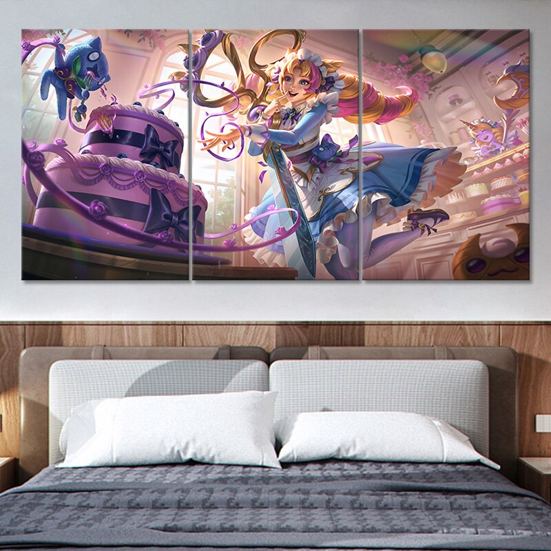 "Sweetheart" Gwen Poster - Canvas Painting - League of Legends Fan Store