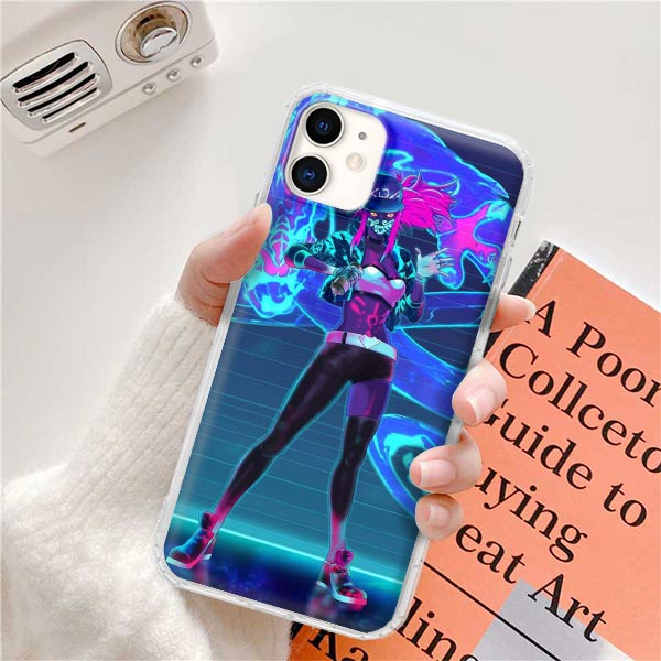 Collection 2 League Legends LOL Kda Case For Apple iPhone 12 11 Pro Max XS X XR 7 8 6 6S Plus 5 5S SE 2020 Clear Soft Phone Coque Shell - League of Legends Fan Store