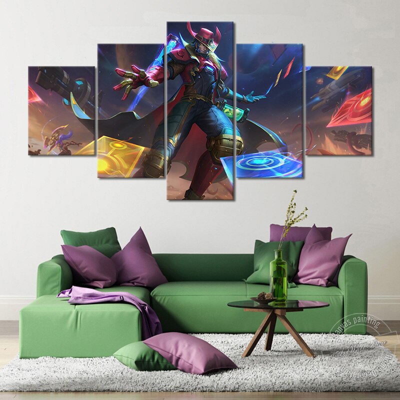 Twisted Fate Poster - Canvas Painting - League of Legends Fan Store