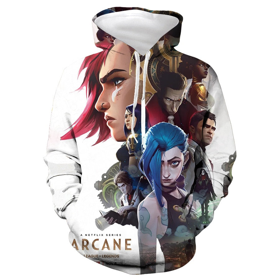 Arcane Jinx Hoodies Collection - League of Legends Fan Store