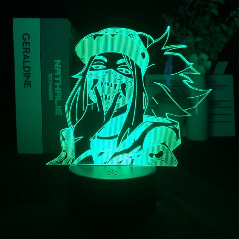 Akali "Rogue Assassin" Figure 3D Led Nightlight - League of Legends Fan Store