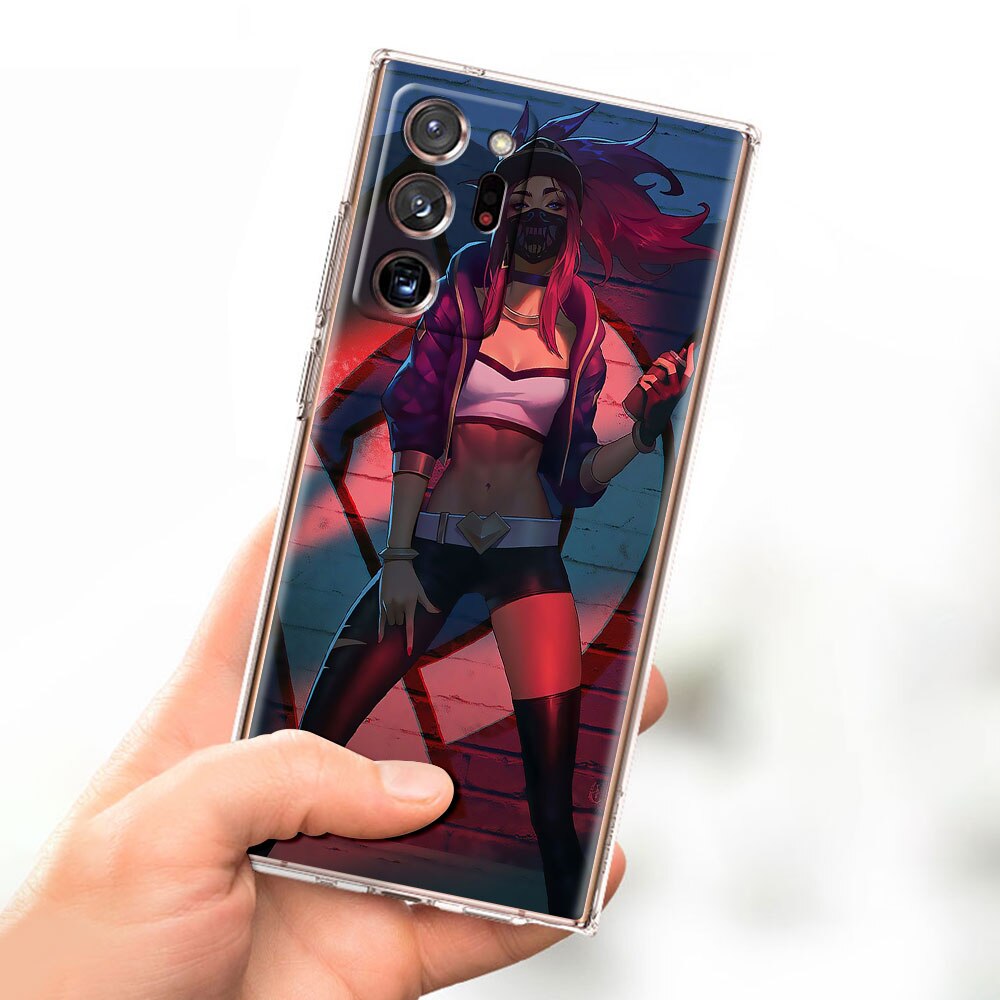 Collection 2 League Of Legends Lol Cool Transparent Phone Case for Samsung Galaxy Note 20 UItra 10 Plus 5G 10Lite 20 5G 9 Protect Cover - League of Legends Fan Store