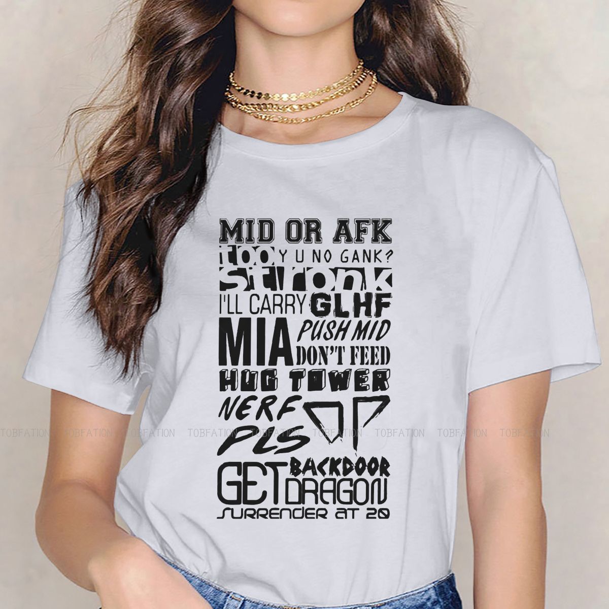 LOL Text T-Shirts - League of Legends Fan Store