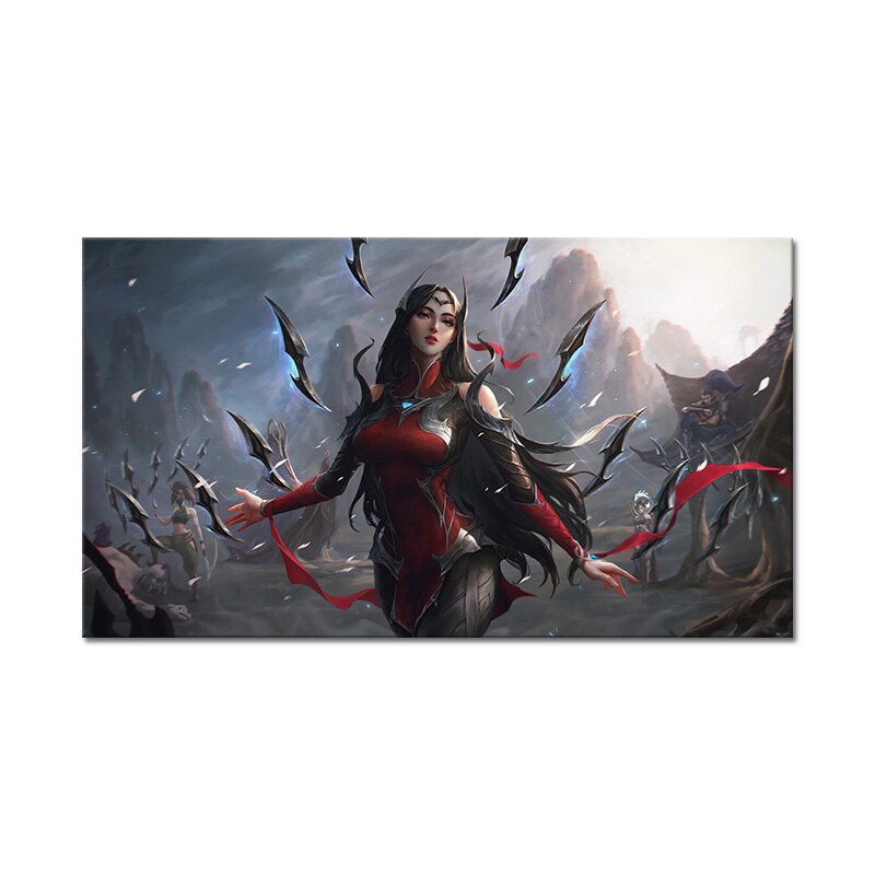 Irelia "Mural" Poster - Canvas Painting - League of Legends Fan Store