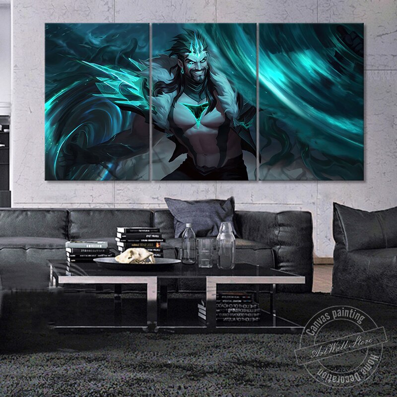 Draven "Ruined" Poster - Canvas Painting - League of Legends Fan Store