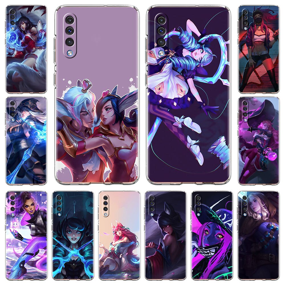 Collection 2 Transparent Phone Case for Samsung Galaxy A50 A20s A70 A30 A10 A40 A20e A10s A10e A20 Protect Bag Game League Of Legends Lol - League of Legends Fan Store