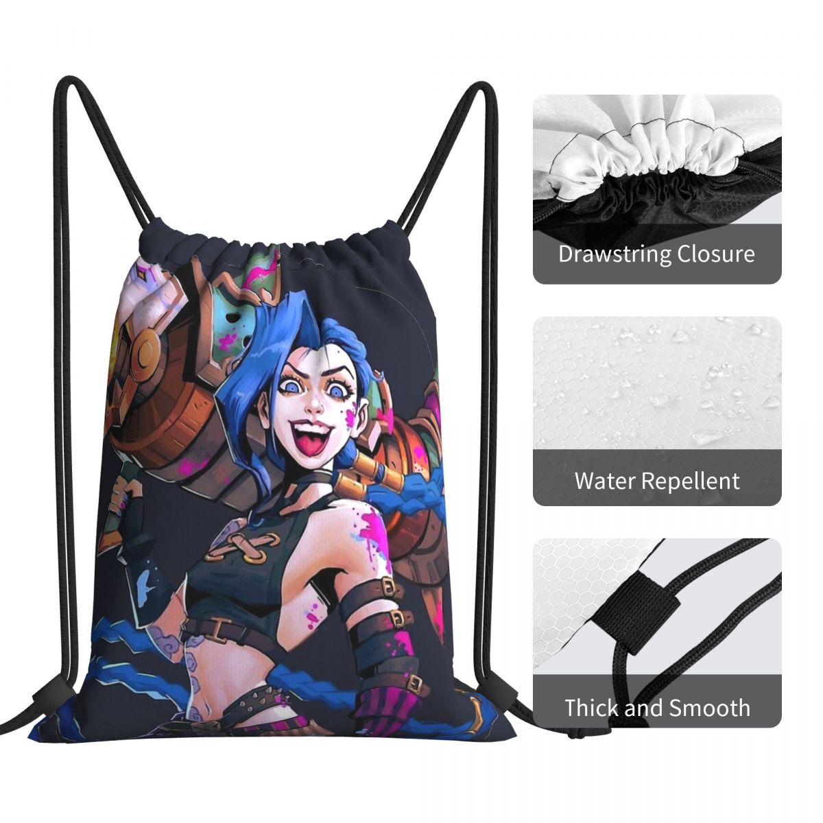 Jinx Warrior Backpack - League of Legends Fan Store