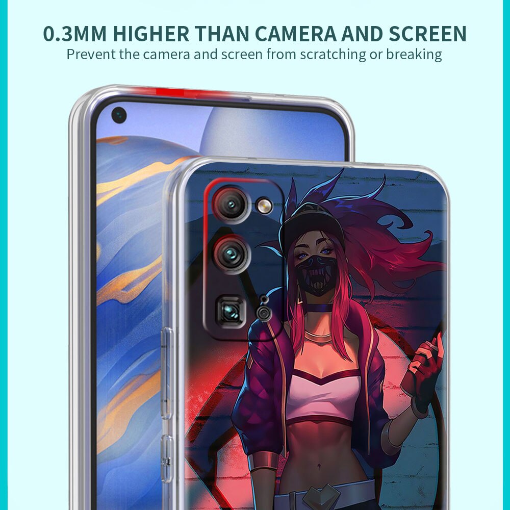 League Of Legends Lol Cool Transparent Clear Phone Case for Honor Play 9A 8X 30 9X Lite 20 9X Pro Protector Phone Bag Cover - League of Legends Fan Store