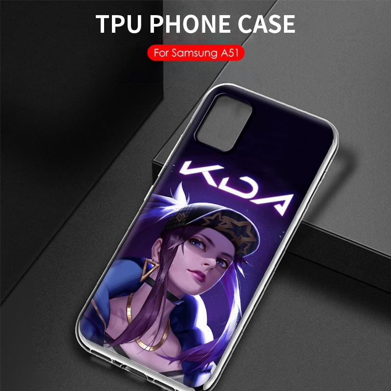 Collection 1 League Legends LOL Kda Case For Samsung Galaxy A51 A71 A41 A42 5G A31 A21 A01 M51 M21 M11 Clear Soft Phone Coque Shell - League of Legends Fan Store