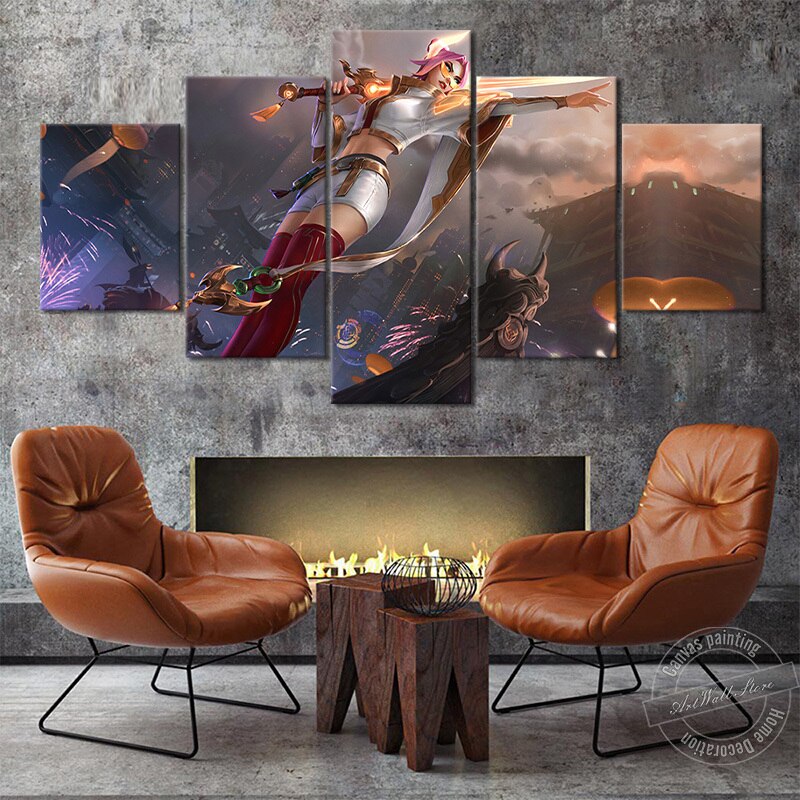 "The Grand Duelist" Fiora Poster - Canvas Painting - League of Legends Fan Store