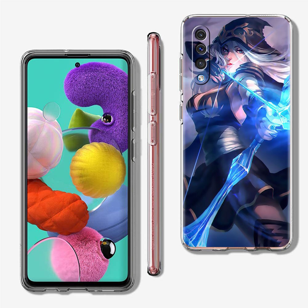 Collection 2 Transparent Phone Case for Samsung Galaxy A50 A20s A70 A30 A10 A40 A20e A10s A10e A20 Protect Bag Game League Of Legends Lol - League of Legends Fan Store