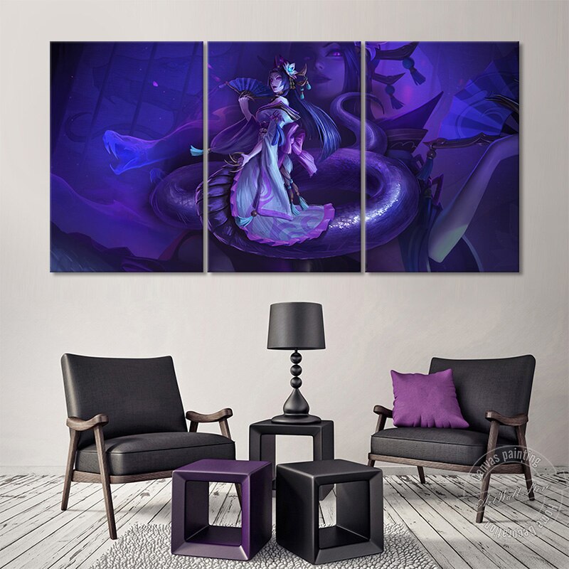 Cassiopeia "Spirit Blossom" Poster - Canvas Painting - League of Legends Fan Store