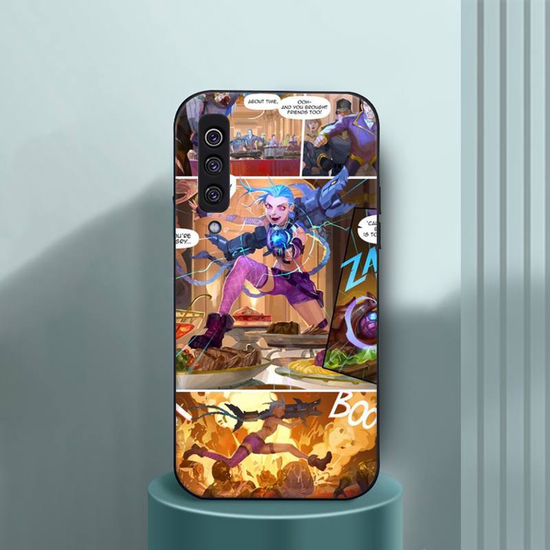 Collection 2 Arcane jinx Phone Case For Samsung a10 a12 a50 a51 a52 a21 a31 a32 a71 s10 s20 s21  Plus Fe Ultra - League of Legends Fan Store