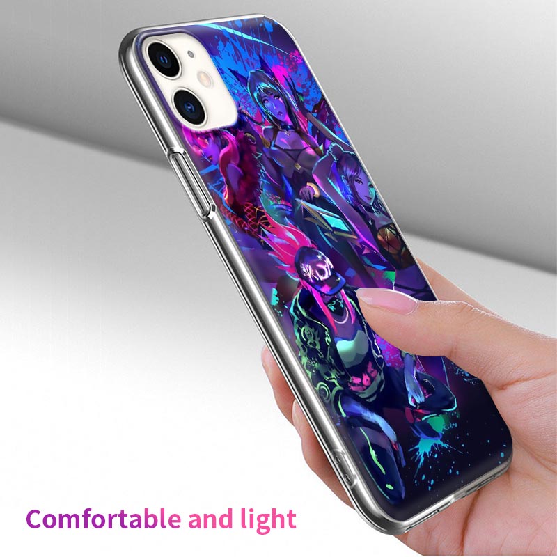 Collection 2 League Legends LOL Kda Case For Apple iPhone 12 11 Pro Max XS X XR 7 8 6 6S Plus 5 5S SE 2020 Clear Soft Phone Coque Shell - League of Legends Fan Store