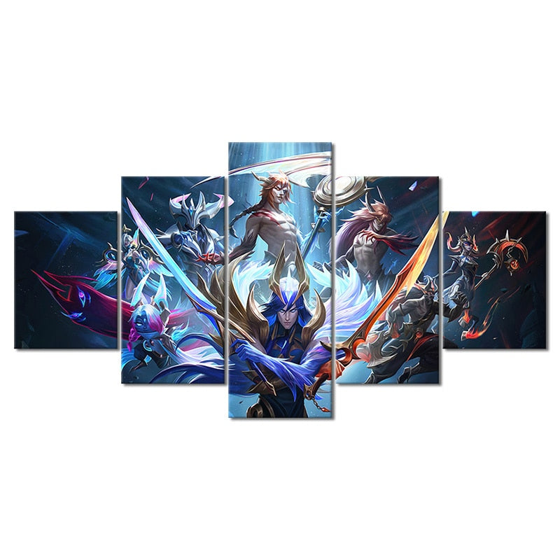 "Dawnbringer" Yone - Morgana - Kayn - Lillia - Tryndamere Poster - Canvas Painting - League of Legends Fan Store