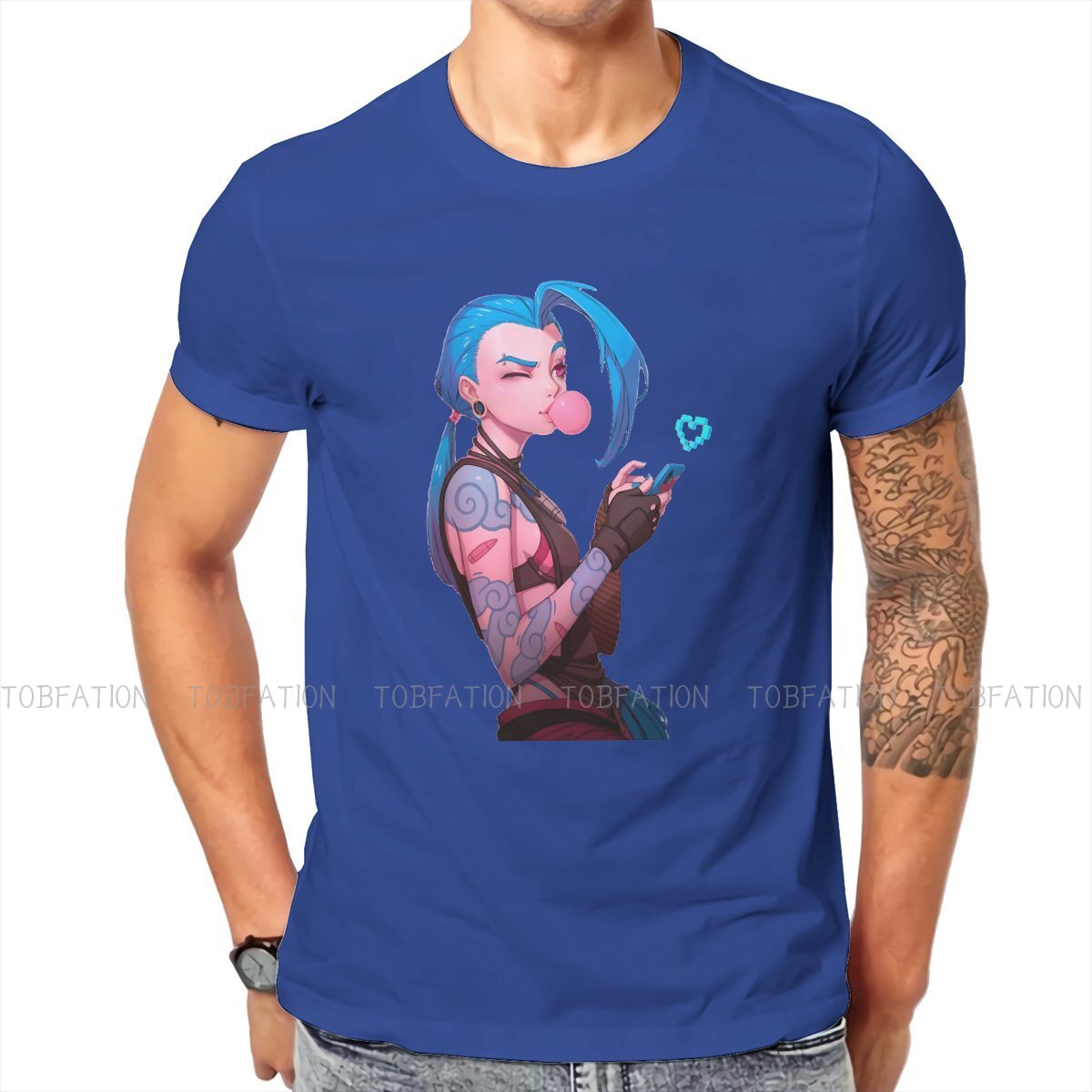 Arcane Jinx T Shirt - League of Legends Fan Store