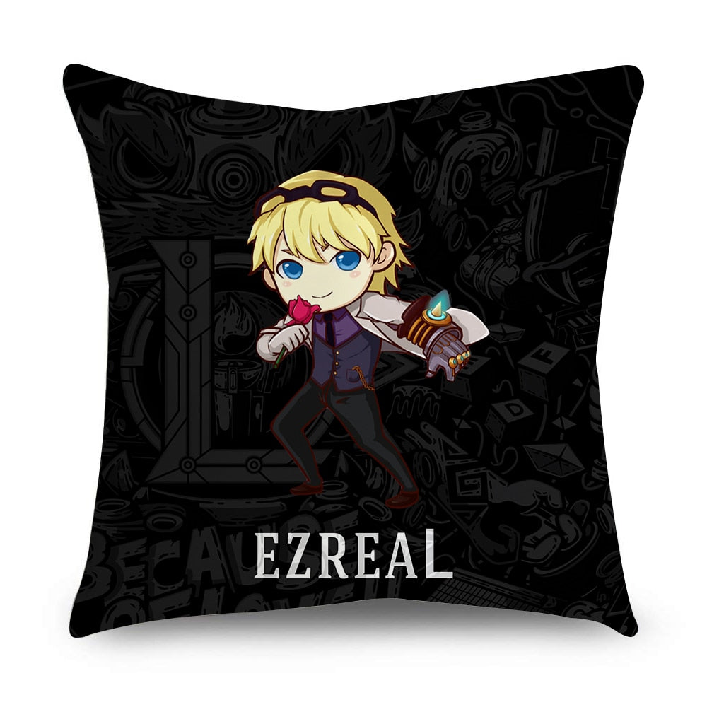 League of Legends Pillowcase Series 2 -- Lulu Amumu Jinx Yasuo Ezreal Leona Thresh Lee Sin Sona Teemo - League of Legends Fan Store