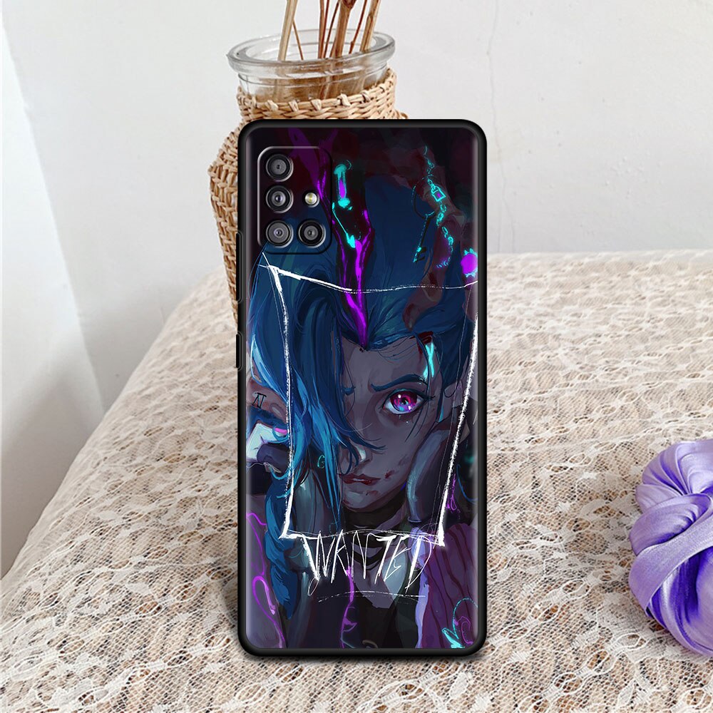 Collection 1 Arcane Hot Anime Case For Samsung Galaxy A12 A51 A21s A71 A52 A32 A31 A52s A41 A13 A02s A42 A72 A22 A11 A01 TPU Phone Cover Capa - League of Legends Fan Store