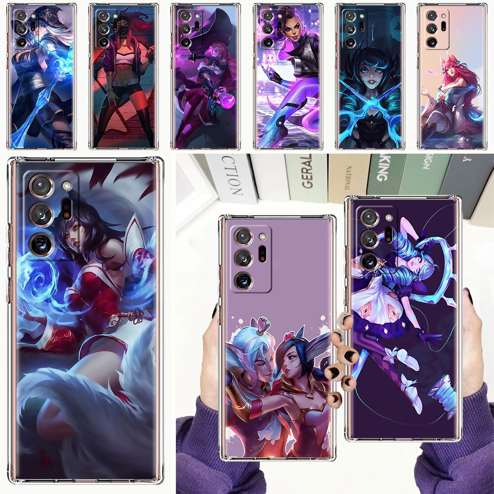 Collection 2 League Of Legends Lol Cool Transparent Phone Case for Samsung Galaxy Note 20 UItra 10 Plus 5G 10Lite 20 5G 9 Protect Cover - League of Legends Fan Store