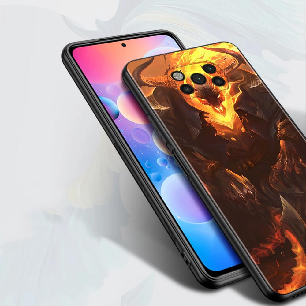 League Of Legends Lol Phone Case For Xiaomi Poco X3 NFC M3 Pro 5G F3 GT Pocophone F1 Silicone Cover for Poco X3 NFC M3 Coque Bag - League of Legends Fan Store