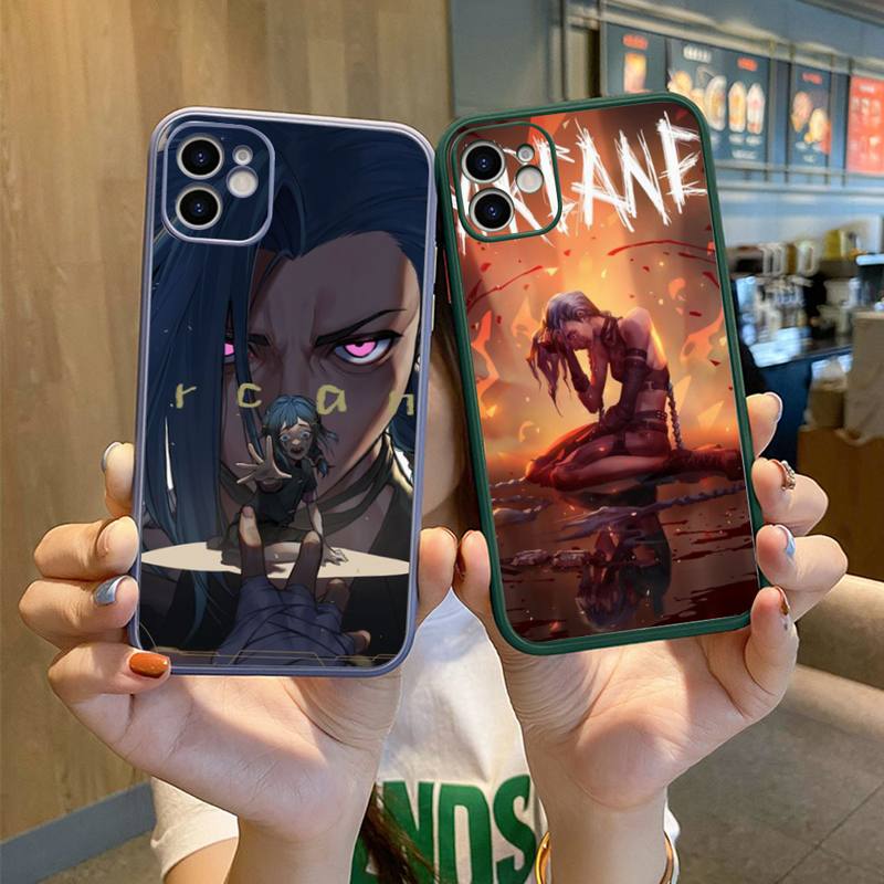 Arcane jinx Phone Case For iPhone 12 11 Mini Pro XR XS Max 7 8 Plus X Matte transparent Back Cover - League of Legends Fan Store