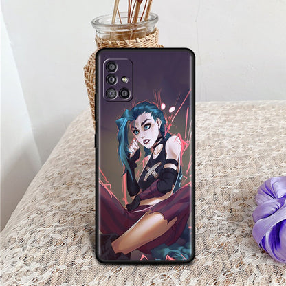 Collection 2 Arcane Hot Anime Case For Samsung Galaxy A12 A51 A21s A71 A52 A32 A31 A52s A41 A13 A02s A42 A72 A22 A11 A01 TPU Phone Cover Capa - League of Legends Fan Store