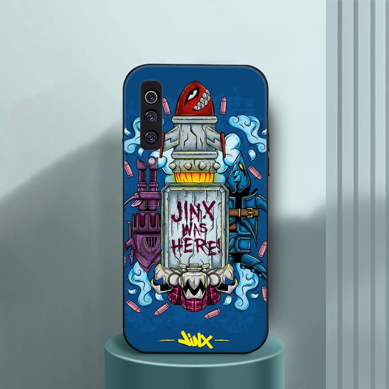 Collection 2 Arcane jinx Phone Case For Samsung a10 a12 a50 a51 a52 a21 a31 a32 a71 s10 s20 s21  Plus Fe Ultra - League of Legends Fan Store