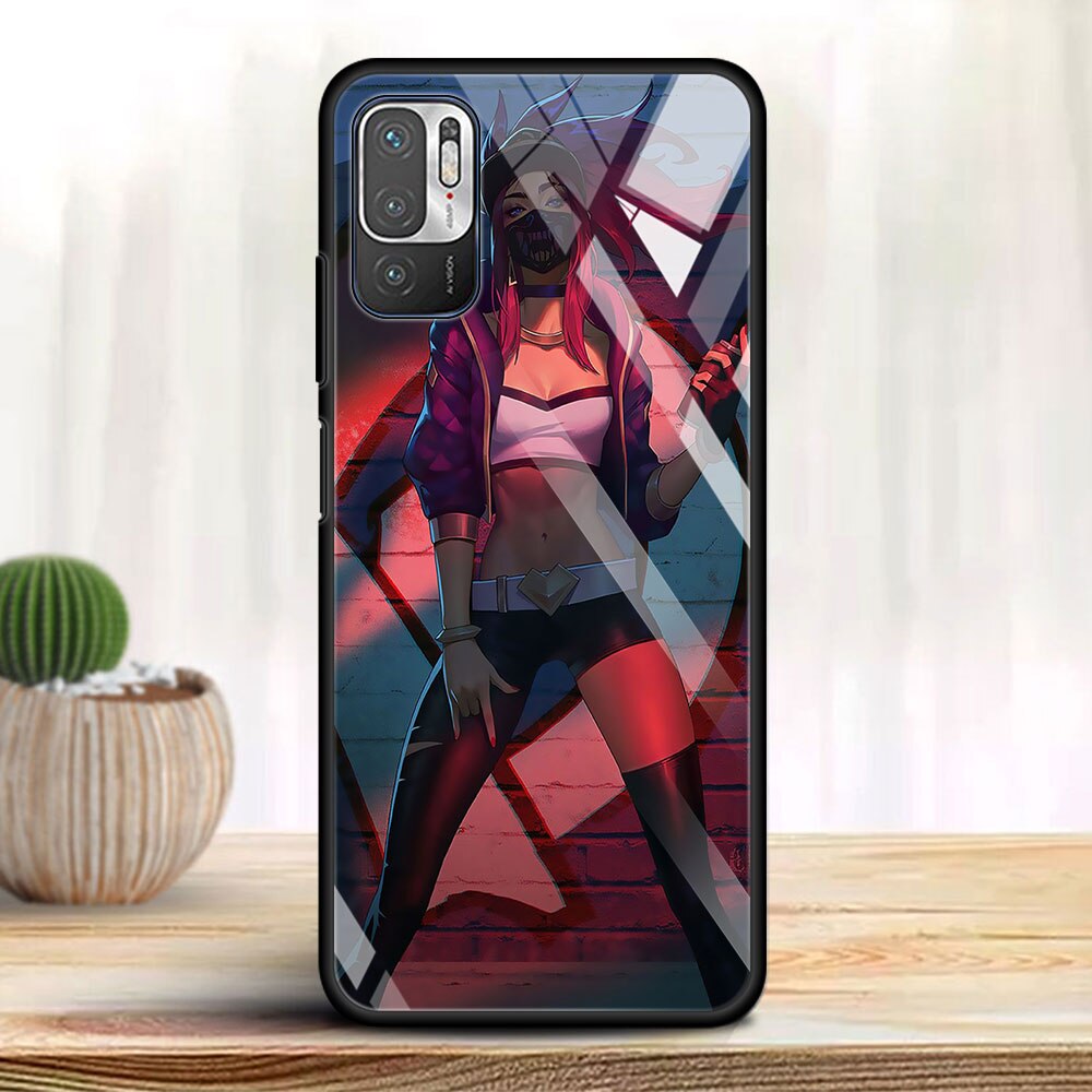 Collection 1 League Of Legends Lol Cool Tempered Glass Moblie Phone Case for Xiaomi Redmi Note 9S 8 Pro 9 10 7 8 8T 9T K20 K40 Pro Shell - League of Legends Fan Store