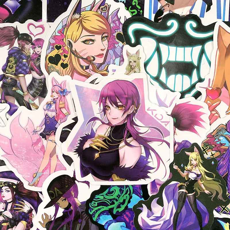 KDA Graffiti Stickers - League of Legends Fan Store