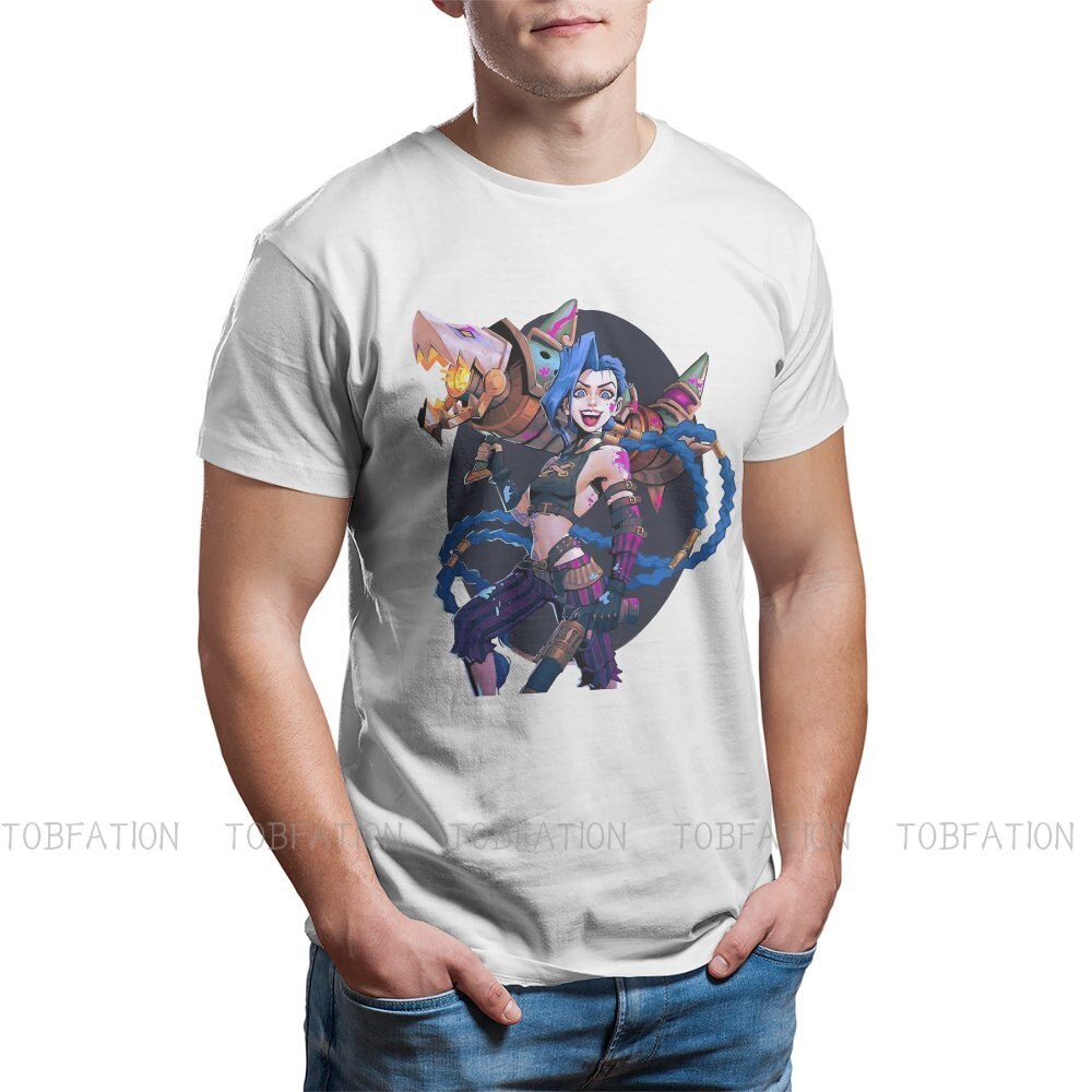 Arcane  Jinx Excited T Shirt - League of Legends Fan Store