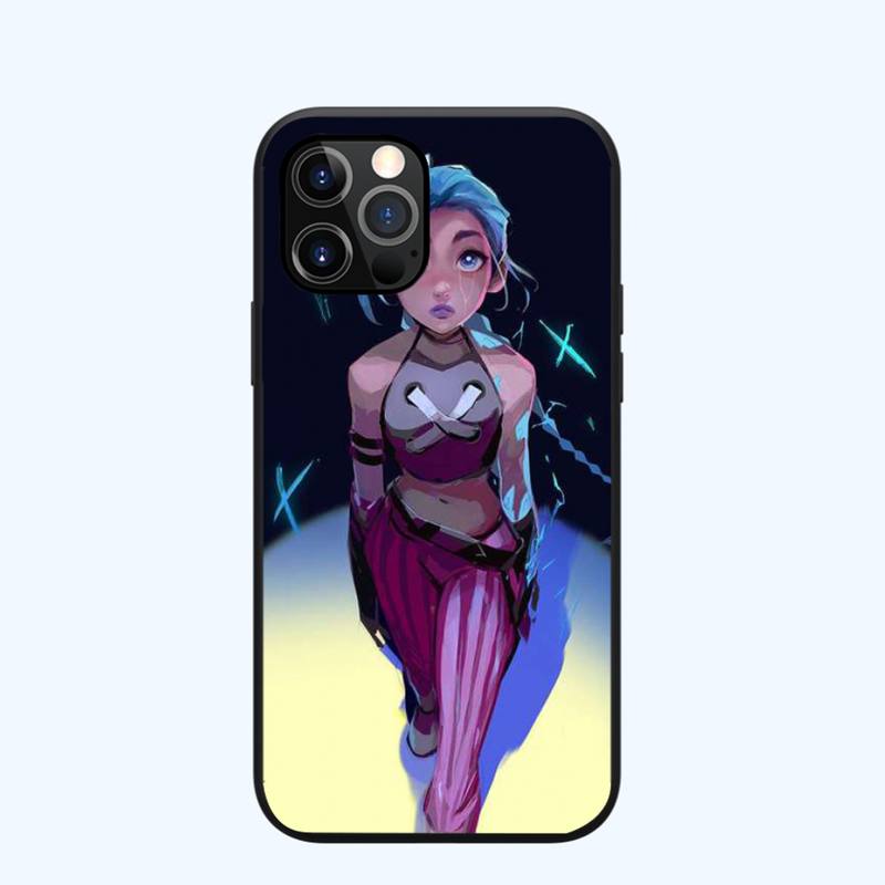 Collection 1 Arcane jinx Phone Case for iPhone 13 12 11 mini pro XS MAX XR 8 7 6 6S Plus X 5S SE 2020 - League of Legends Fan Store