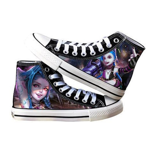 Anime Arcane Jinx Shoes - League of Legends Fan Store