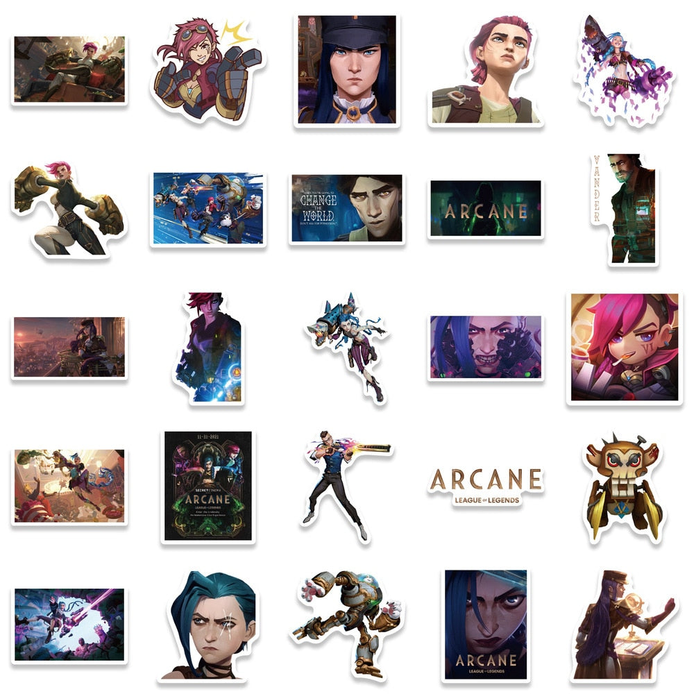 Arcane Stickers - League of Legends Fan Store