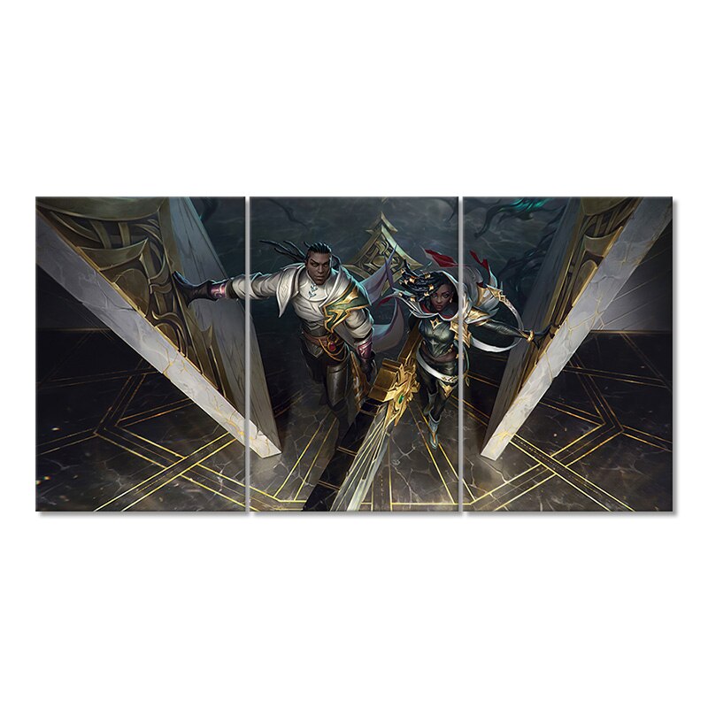 "Sentinel" Lucian Senna Poster - Canvas Painting - League of Legends Fan Store