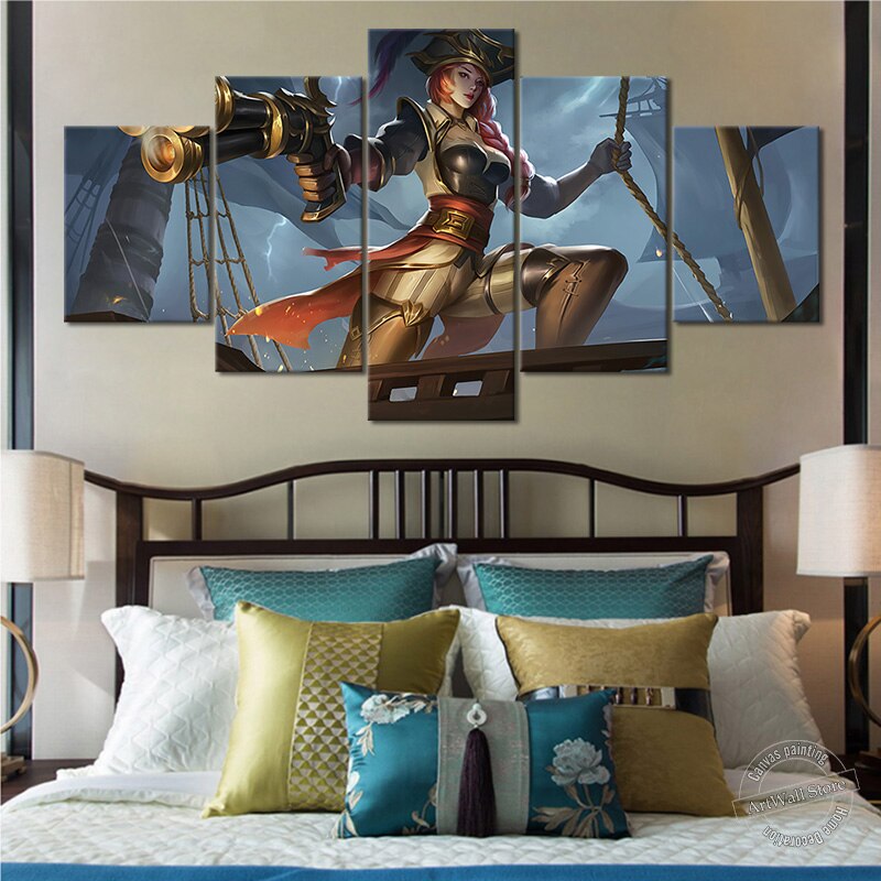 "The Bounty Hunter" Miss Fortune Poster - Canvas Painting - League of Legends Fan Store