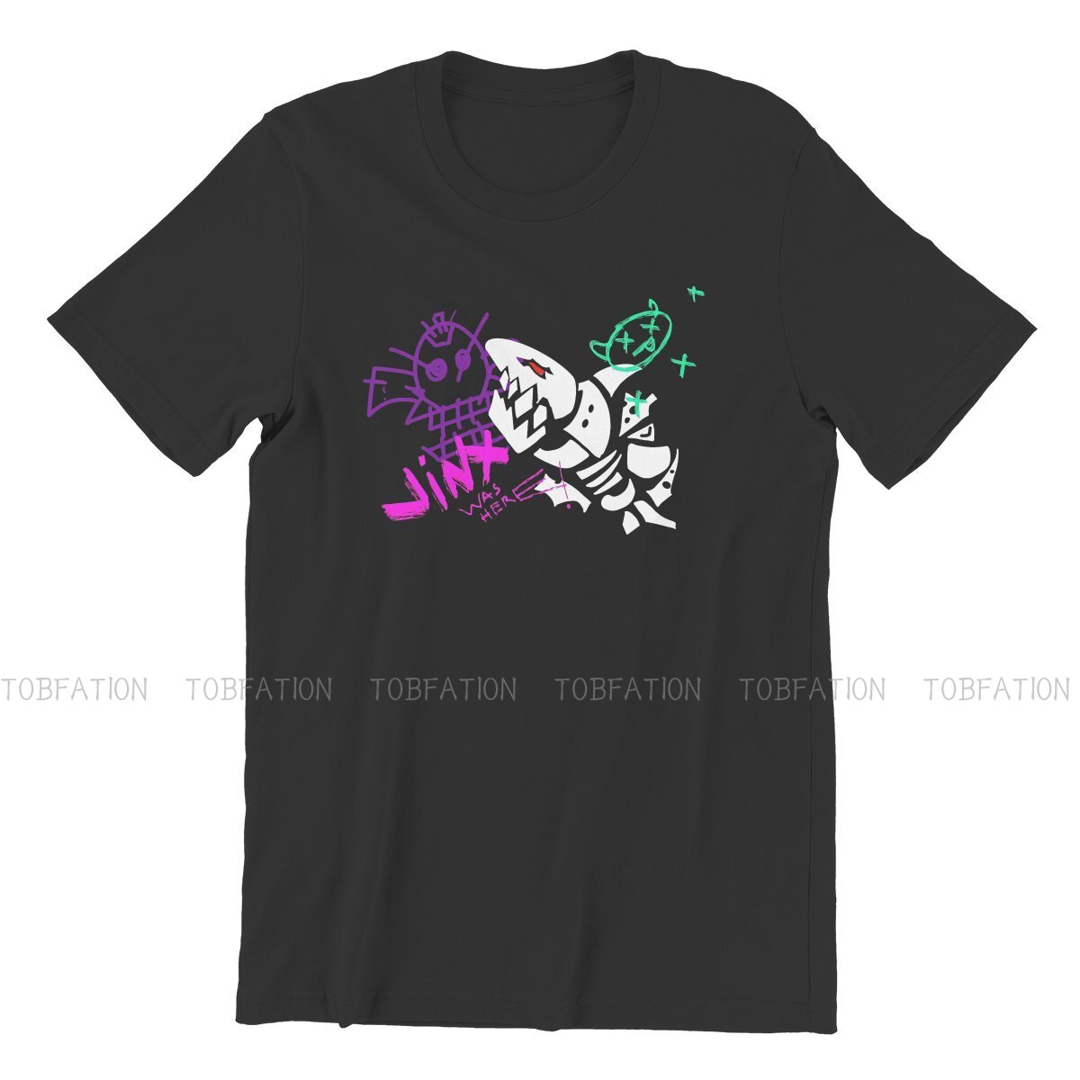 Arcane Jinx Was Here T Shirt - League of Legends Fan Store