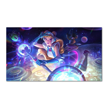 "Dark Star" Lux Rumble Nasus Nunu Lulu Samira Blitzcrank Poster - Canvas Painting - League of Legends Fan Store