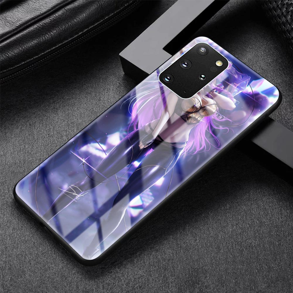 Collection 2 Glass Case For Samsung Galaxy S20 FE S10 S9 S8 Plus Note 20 Ultra 10 Lite 9 8 Phone Cover Shell League Legends LOL Kda Back Capa - League of Legends Fan Store