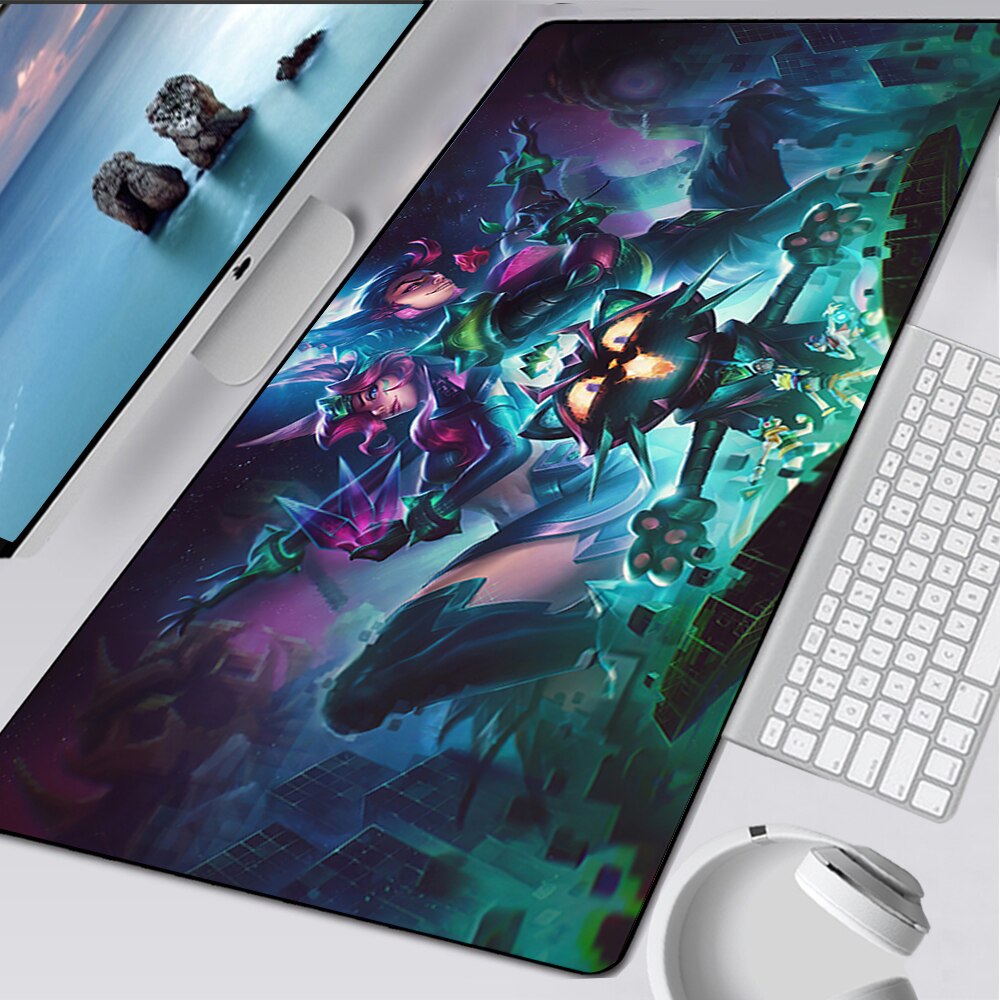 Xayah Rakan Mouse Pad Collection  - All Skins - - League of Legends Fan Store