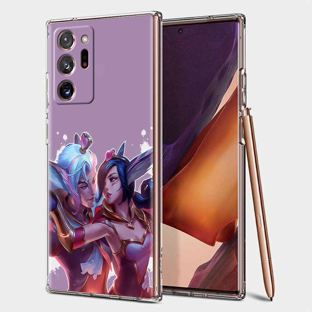 Collection 1 League Of Legends Lol Cool Transparent Phone Case for Samsung Galaxy Note 20 UItra 10 Plus 5G 10Lite 20 5G 9 Protect Cover - League of Legends Fan Store