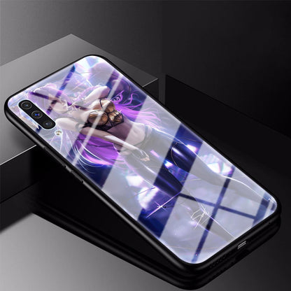 Collection 2 Glass Case For Samsung Galaxy A51 A50 A71 M31 A70 A10 A40 A30 A31 M51 Shockproof Phone Cover Back Shell League Legends LOL Kda - League of Legends Fan Store