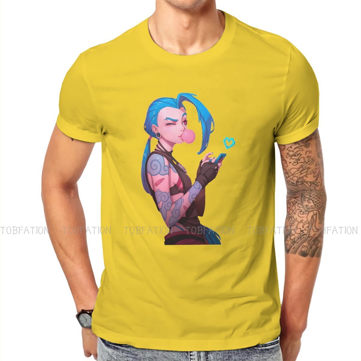 Arcane Jinx T Shirt - League of Legends Fan Store