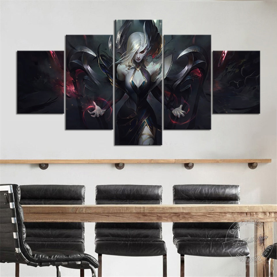 Morgana "The Fallen" Poster - Canvas Painting - League of Legends Fan Store