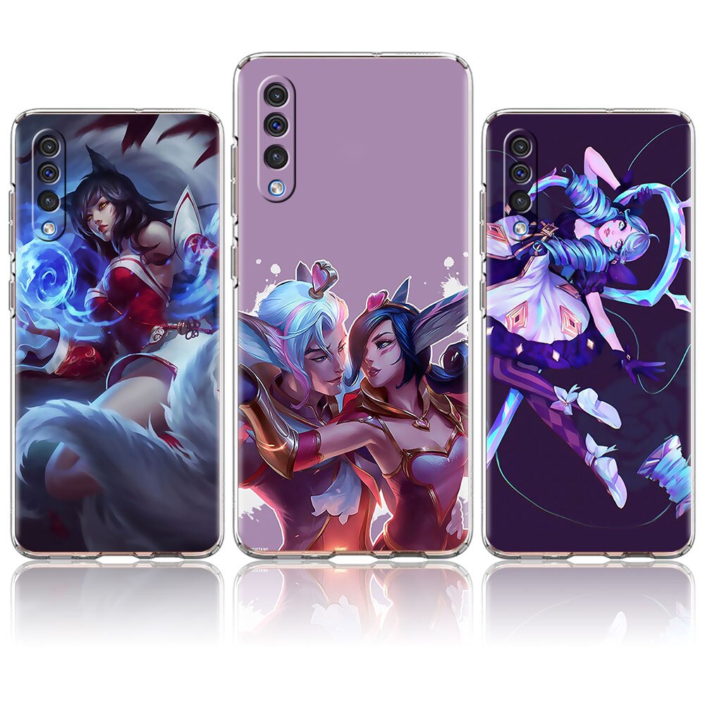 Collection 2 Transparent Phone Case for Samsung Galaxy A50 A20s A70 A30 A10 A40 A20e A10s A10e A20 Protect Bag Game League Of Legends Lol - League of Legends Fan Store