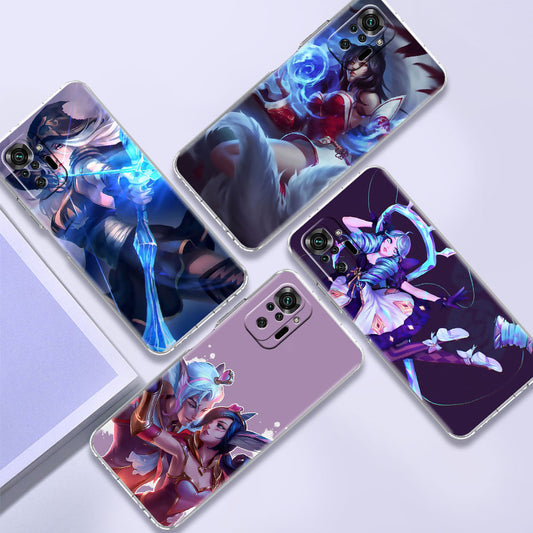 Collection 2 Transparent Soft Phone Case for Xiaomi Redmi Note 9s 10Pro K40 10 9 4G 9A 8 Pro 8T 8 9C Mobile Phone Bag Game League Of Legends - League of Legends Fan Store