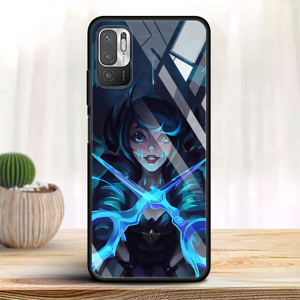 Collection 2 League Of Legends Lol Cool Tempered Glass Moblie Phone Case for Xiaomi Redmi Note 9S 8 Pro 9 10 7 8 8T 9T K20 K40 Pro Shell - League of Legends Fan Store