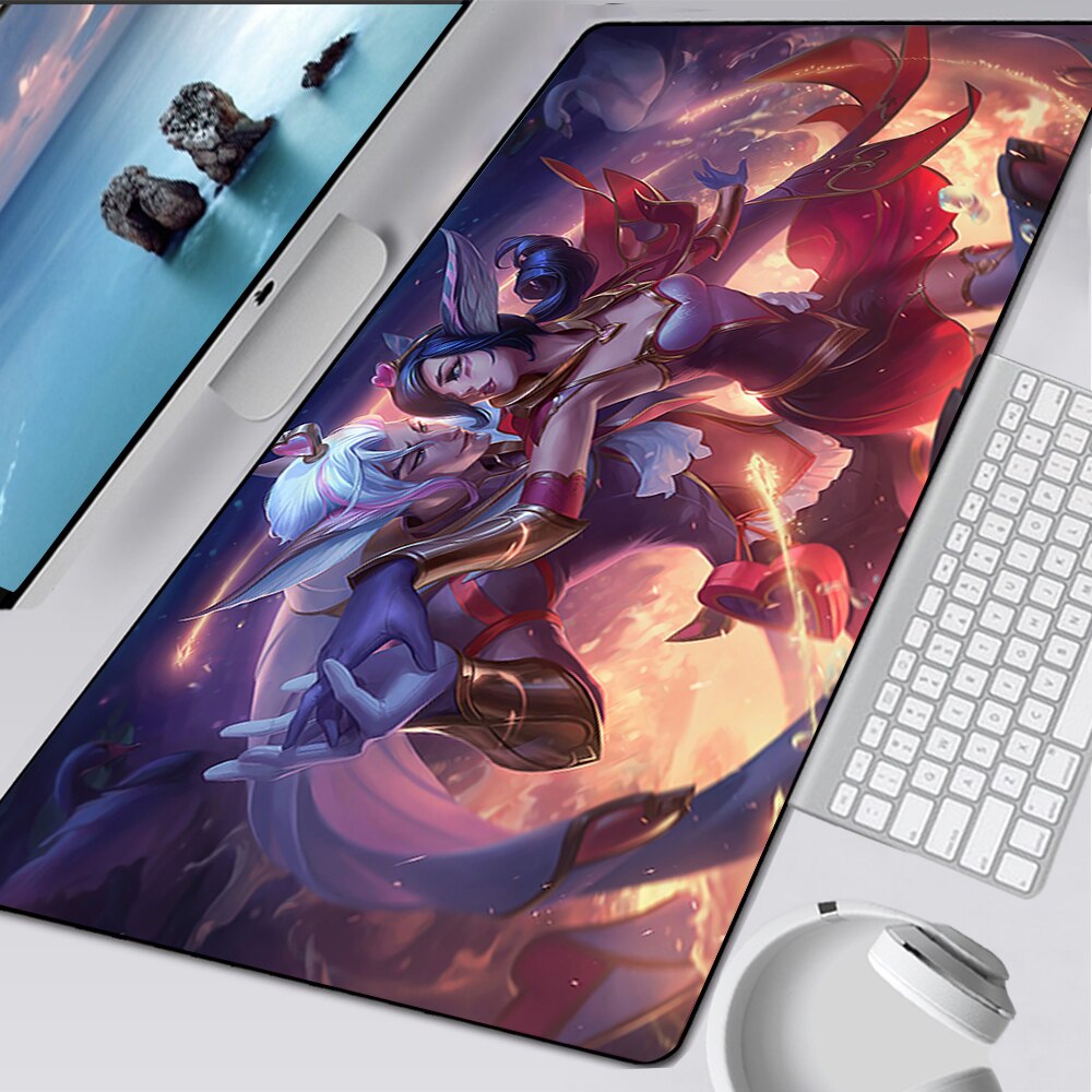 Xayah Rakan Mouse Pad Collection  - All Skins - - League of Legends Fan Store