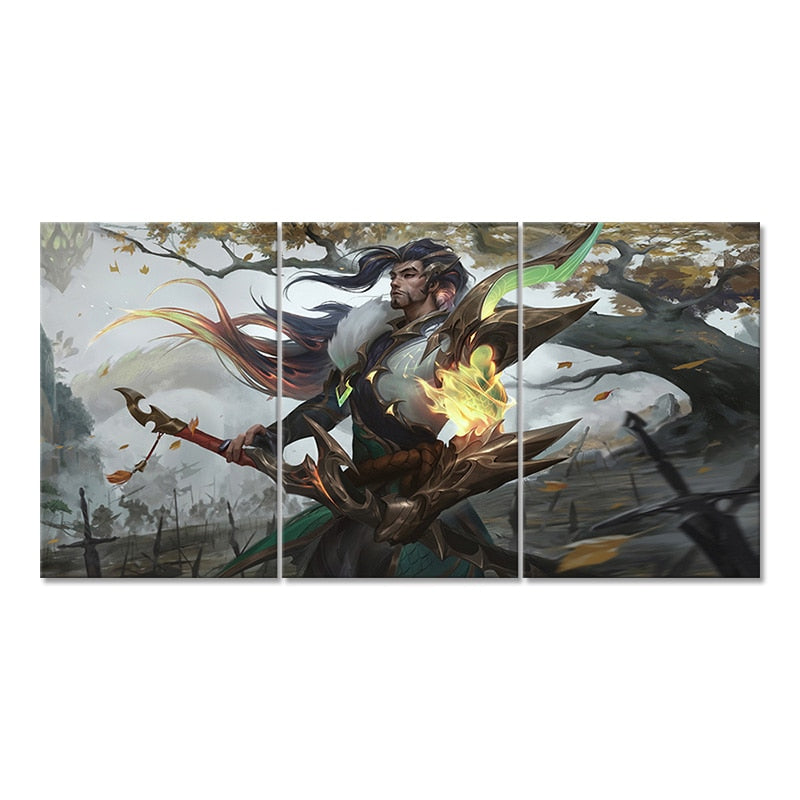 "Dragonmancer" Yasuo Poster - Canvas Painting - League of Legends Fan Store