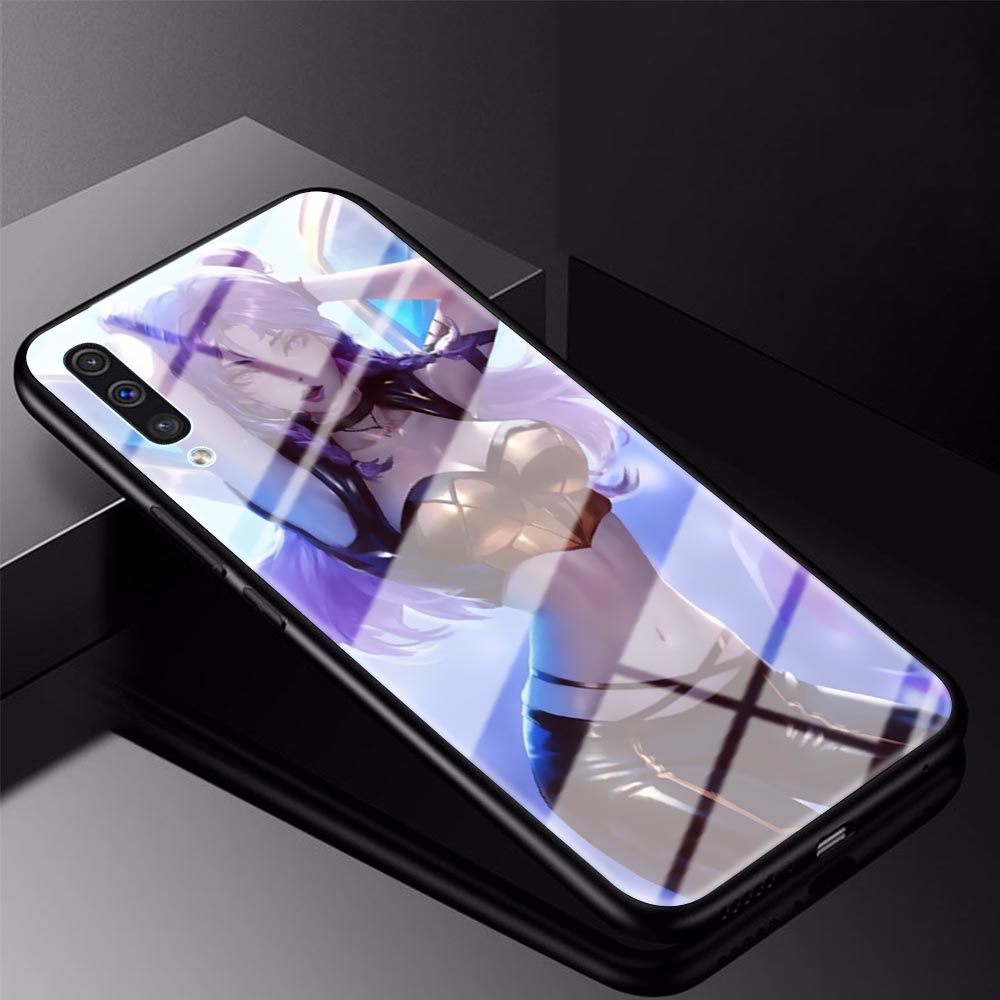 Collection 2 Glass Case For Samsung Galaxy A51 A50 A71 M31 A70 A10 A40 A30 A31 M51 Shockproof Phone Cover Back Shell League Legends LOL Kda - League of Legends Fan Store